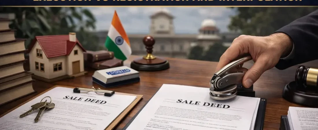 Sale Deed Validity in India: Supreme Court on Interpolation and Execution vs Registration