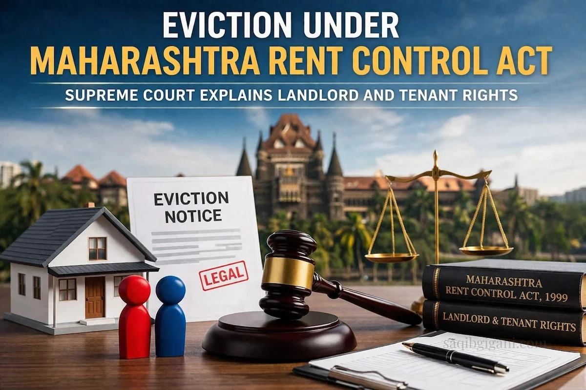 Eviction under Maharashtra Rent Control Act: Supreme Court Explains Landlord and Tenant Rights