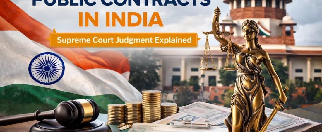 Judicial Review in Public Contracts in India: Supreme Court Judgment Explained