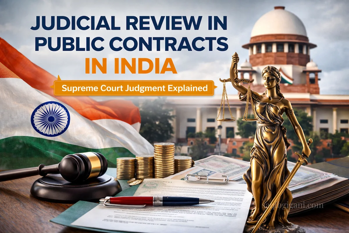 Judicial Review in Public Contracts in India: Supreme Court Judgment Explained
