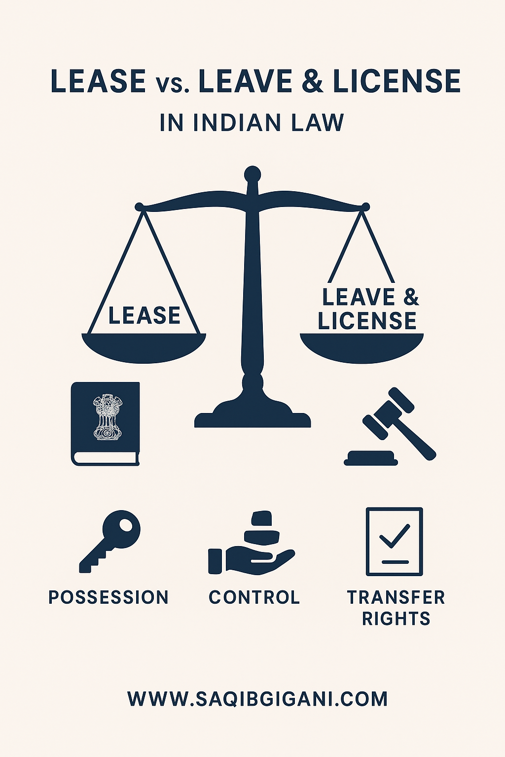 Leave and License vs. Lease: Judicial Interpretation and Legal Framework in India