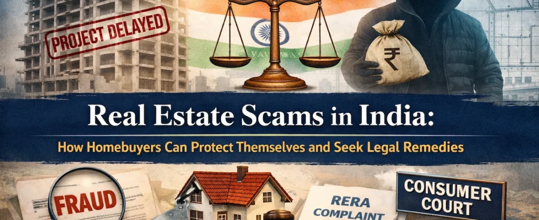 Real Estate Scams in India: How Homebuyers Can Protect Themselves and Seek Legal Remedies