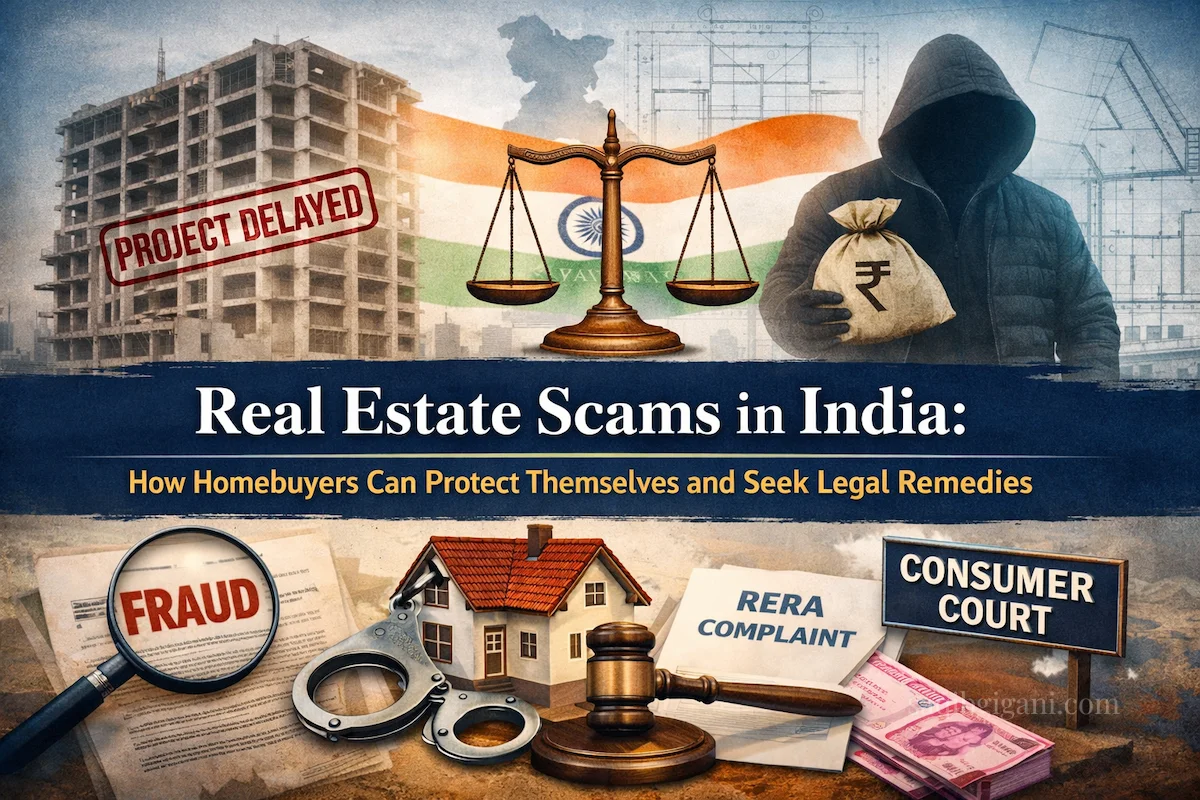 Real Estate Scams in India: How Homebuyers Can Protect Themselves and Seek Legal Remedies